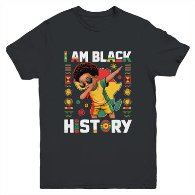 Dabbing Boy I Am Black History Month African American Kids Youth Shirt | siriusteestore