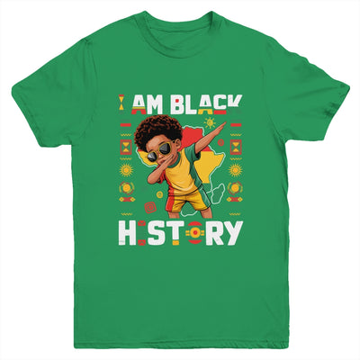 Dabbing Boy I Am Black History Month African American Kids Youth Shirt | siriusteestore