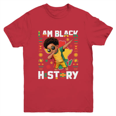 Dabbing Boy I Am Black History Month African American Kids Youth Shirt | siriusteestore