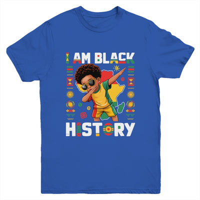 Dabbing Boy I Am Black History Month African American Kids Youth Shirt | siriusteestore