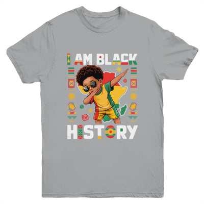 Dabbing Boy I Am Black History Month African American Kids Youth Shirt | siriusteestore