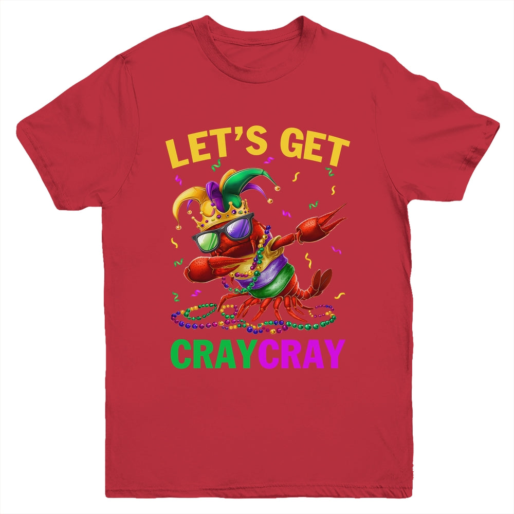 Dabbing Crawfish Costume Kids Boys Men Mardi Gras Carnival Youth Shirt | siriusteestore