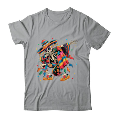Dabbing Skeleton Cinco De Mayo Fiesta Mexican Sombreros Men Shirt & Tank Top | siriusteestore