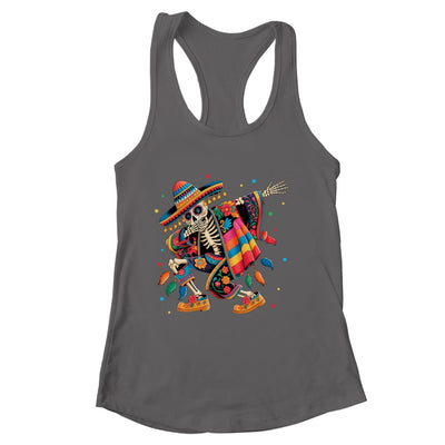 Dabbing Skeleton Cinco De Mayo Fiesta Mexican Sombreros Men Shirt & Tank Top | siriusteestore