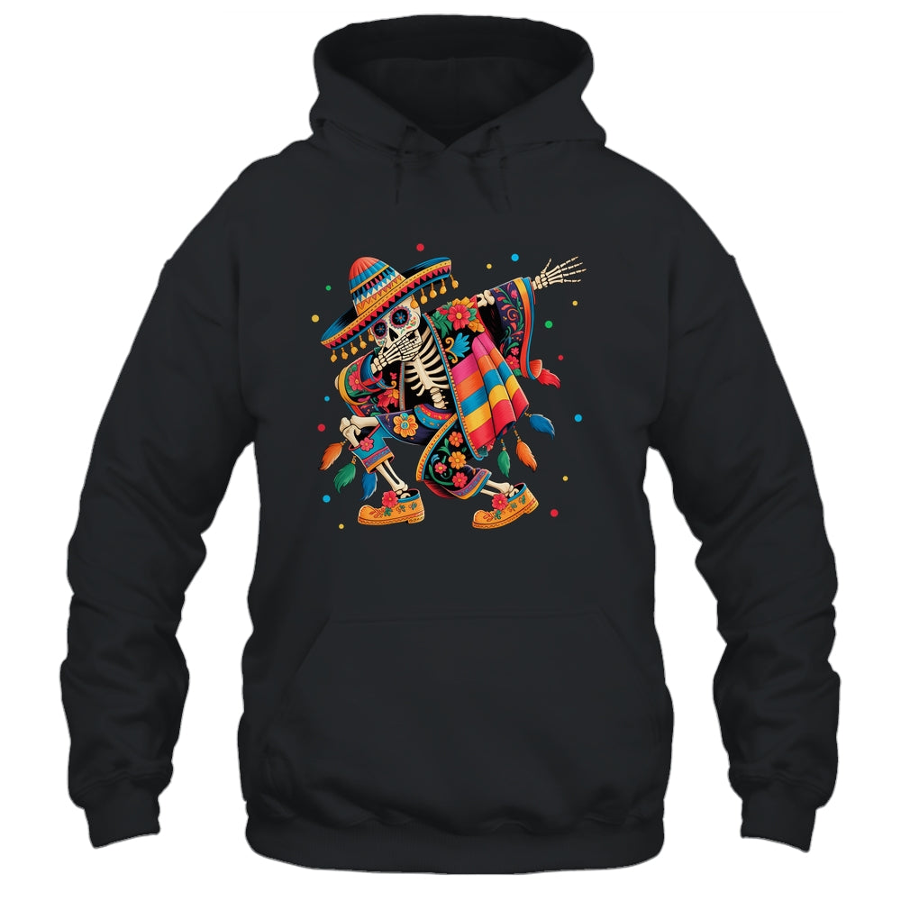 Dabbing Skeleton Cinco De Mayo Fiesta Mexican Sombreros Men Shirt & Tank Top | siriusteestore