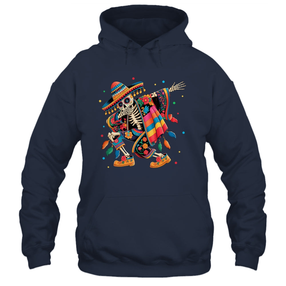 Dabbing Skeleton Cinco De Mayo Fiesta Mexican Sombreros Men Shirt & Tank Top | siriusteestore