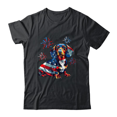 Dachshund Dog 4th Of July American Flag For Men Women Girls Shirt & Tank Top | siriusteestore