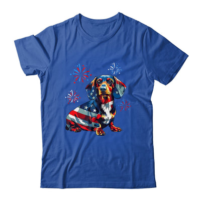 Dachshund Dog 4th Of July American Flag For Men Women Girls Shirt & Tank Top | siriusteestore