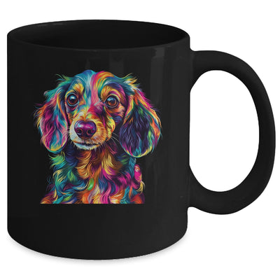Dachshund Dog Colorful Face Dog Lover Men Women Mug | siriusteestore