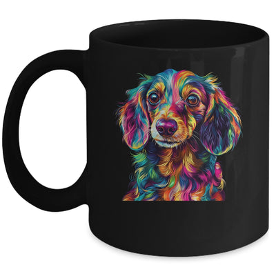 Dachshund Dog Colorful Face Dog Lover Men Women Mug | siriusteestore