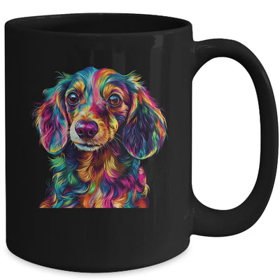 Dachshund Dog Colorful Face Dog Lover Men Women Mug | siriusteestore