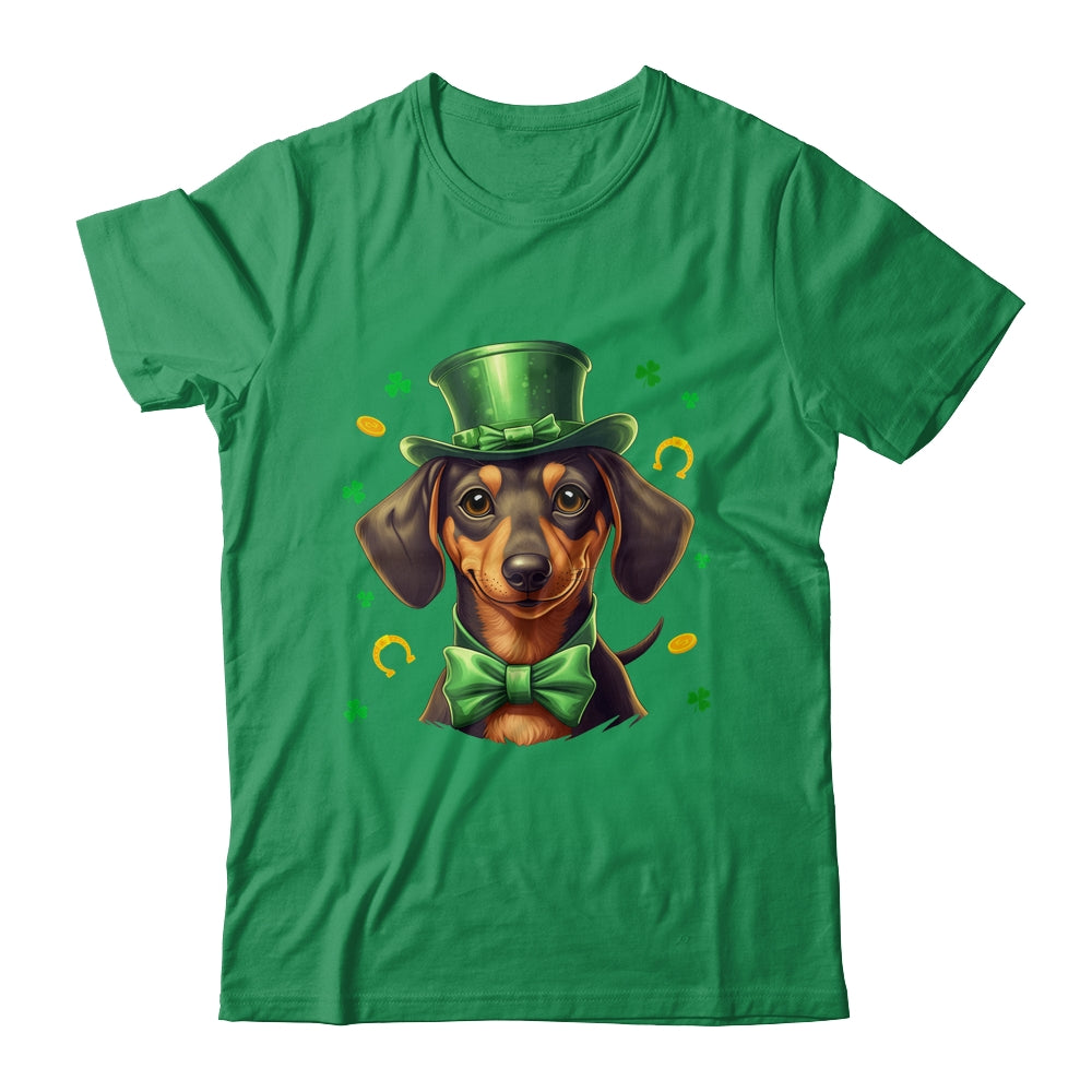 Dachshund St Patricks Day Leprechaun Shamrock Irish Shirt & Hoodie | siriusteestore