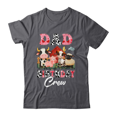 Dad Birthday Crew Farm Cow Birthday Boy Girl Family Shirt & Hoodie | siriusteestore