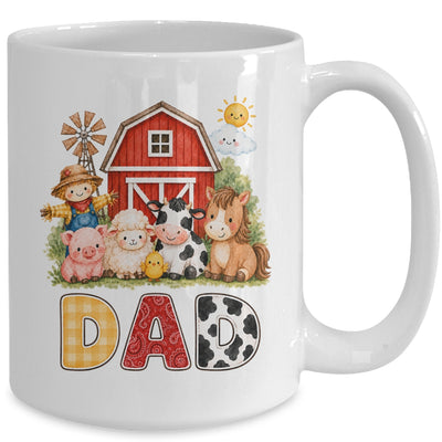 Dad Farm Cow 1St Birthday Girl Boy Matching Family Mug | siriusteestore