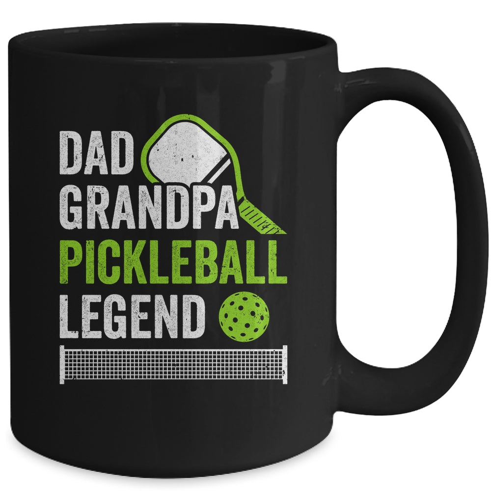 Dad Grandpa Pickleball Legend Player Funny Pickle Ball Mug | siriusteestore
