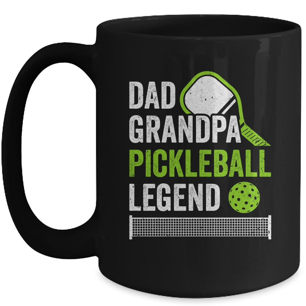 Dad Grandpa Pickleball Legend Player Funny Pickle Ball Mug | siriusteestore