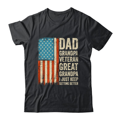 Dad Grandpa Veteran Great Grandpa From Grandkids Fathers Day Shirt & Hoodie | siriusteestore