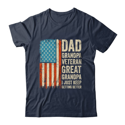 Dad Grandpa Veteran Great Grandpa From Grandkids Fathers Day Shirt & Hoodie | siriusteestore