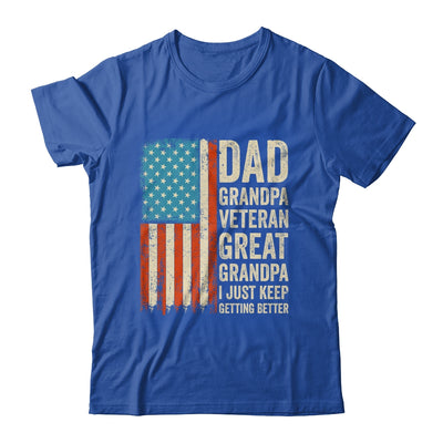 Dad Grandpa Veteran Great Grandpa From Grandkids Fathers Day Shirt & Hoodie | siriusteestore