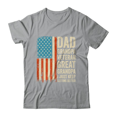 Dad Grandpa Veteran Great Grandpa From Grandkids Fathers Day Shirt & Hoodie | siriusteestore