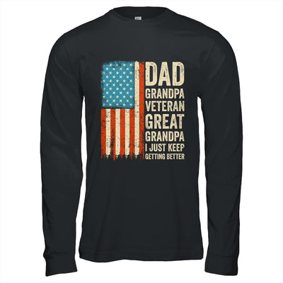 Dad Grandpa Veteran Great Grandpa From Grandkids Fathers Day Shirt & Hoodie | siriusteestore