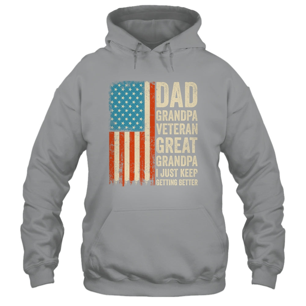 Dad Grandpa Veteran Great Grandpa From Grandkids Fathers Day Shirt & Hoodie | siriusteestore