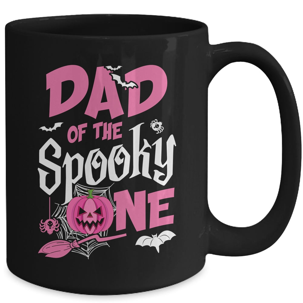 Dad Halloween 1st Birthday Girl Matching Family Spooky One Mug | siriusteestore