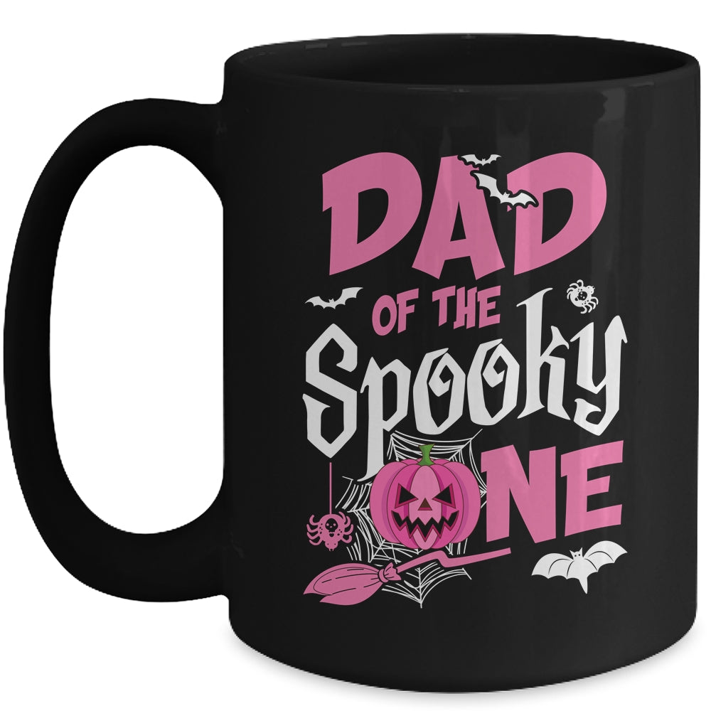 Dad Halloween 1st Birthday Girl Matching Family Spooky One Mug | siriusteestore