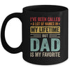 Dad Is My Favorite Name Funny Father's Day Dad Mug | siriusteestore