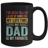 Dad Is My Favorite Name Funny Father's Day Dad Mug | siriusteestore