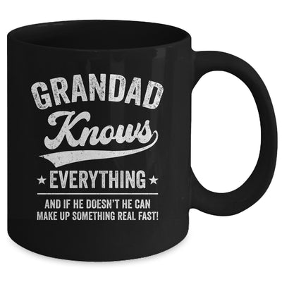 Dad Knows Everything Fathers Day Birthday Christmas Mug | siriusteestore