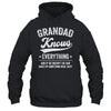 Dad Knows Everything Fathers Day Birthday Christmas Shirt & Hoodie | siriusteestore