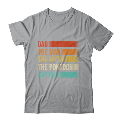 Dad Man Myth Pontoon Captain Funny Pontoon For Men Vintage Shirt & Hoodie | siriusteestore
