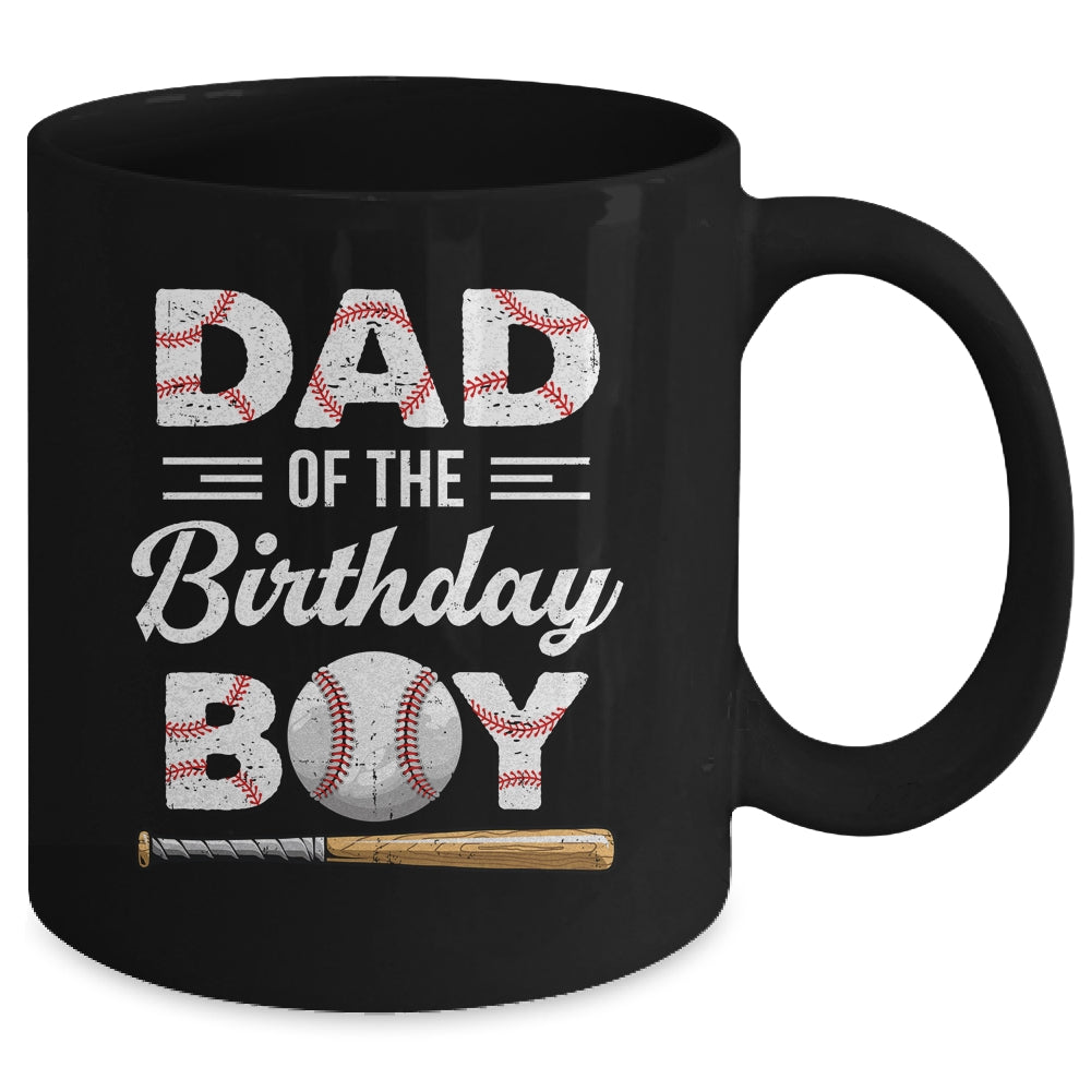 Dad Of The Birthday Boy Baseball Matching Family Party Mug | siriusteestore