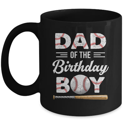 Dad Of The Birthday Boy Baseball Matching Family Party Mug | siriusteestore