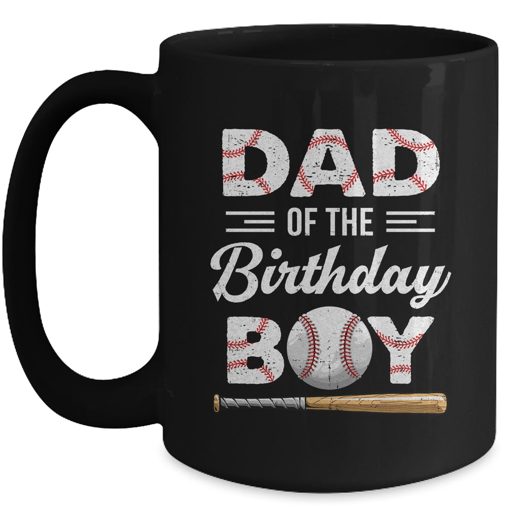 Dad Of The Birthday Boy Baseball Matching Family Party Mug | siriusteestore