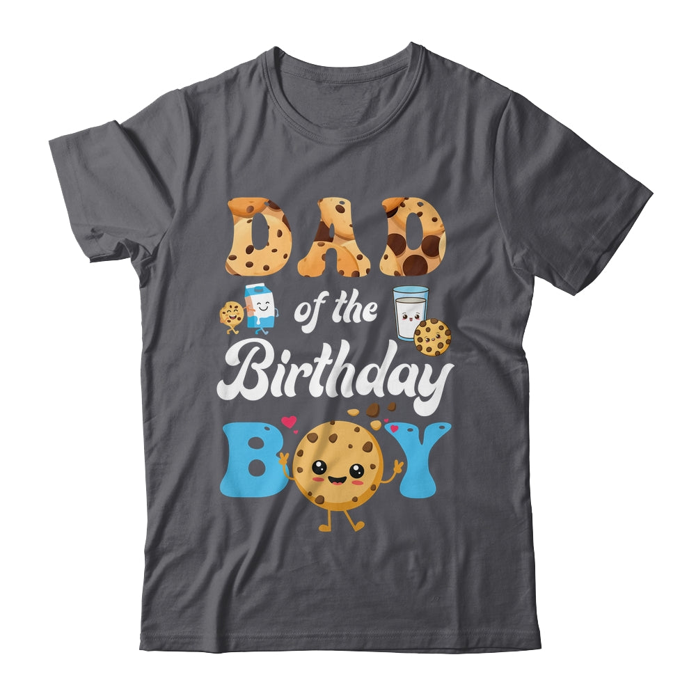 Dad Of The Birthday Boy Milk And Cookies 1st Birthday Shirt & Hoodie | siriusteestore