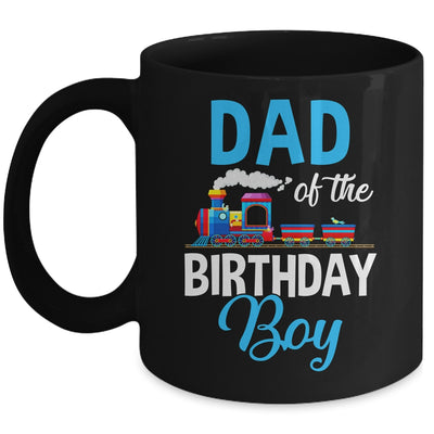 Dad Of The Birthday Boy Railroad Train Theme Lover Mug | siriusteestore