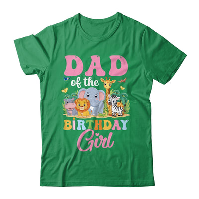 Dad Of The Birthday Girl Kids Safari Jungle Animal Shirt & Hoodie | siriusteestore