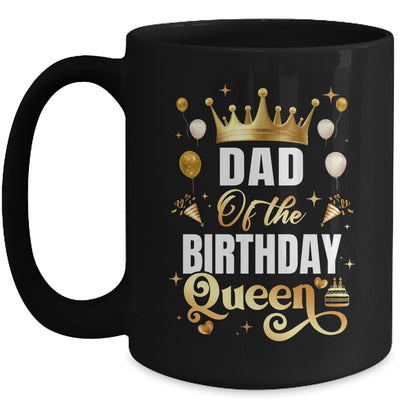 Dad Of The Birthday Queen Funny Matching Birthday Party Mug | siriusteestore
