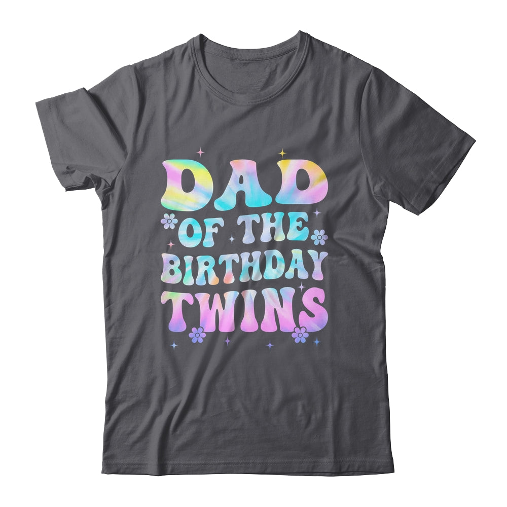 Dad Of The Birthday Twins Girls Kids Party Retro Bday Shirt & Hoodie | siriusteestore