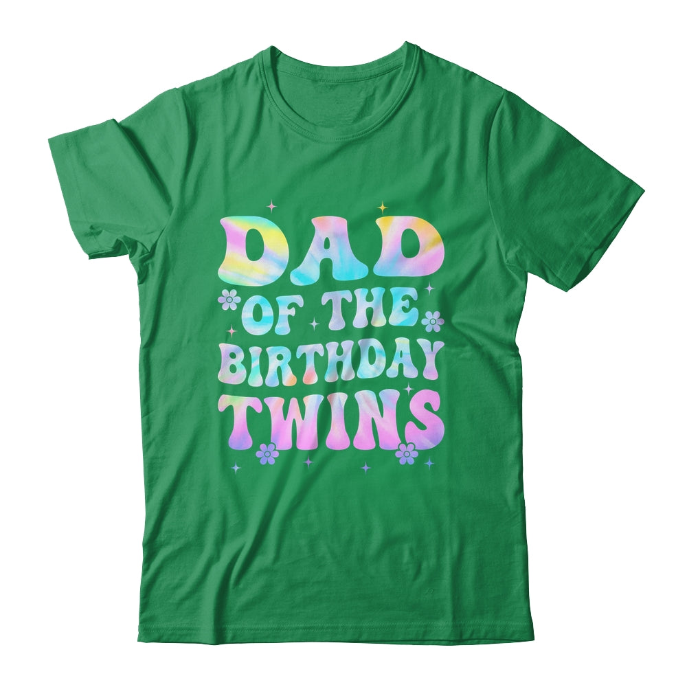 Dad Of The Birthday Twins Girls Kids Party Retro Bday Shirt & Hoodie | siriusteestore