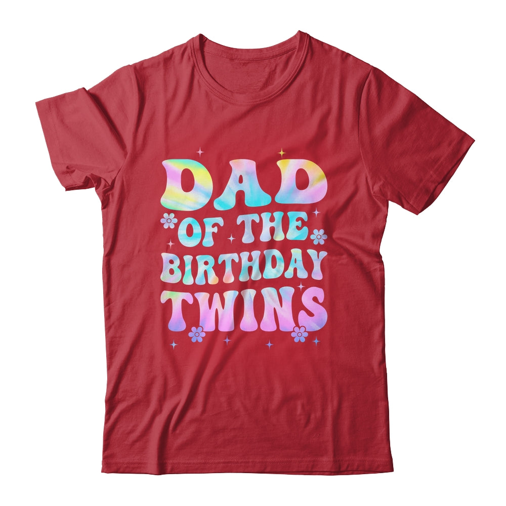 Dad Of The Birthday Twins Girls Kids Party Retro Bday Shirt & Hoodie | siriusteestore