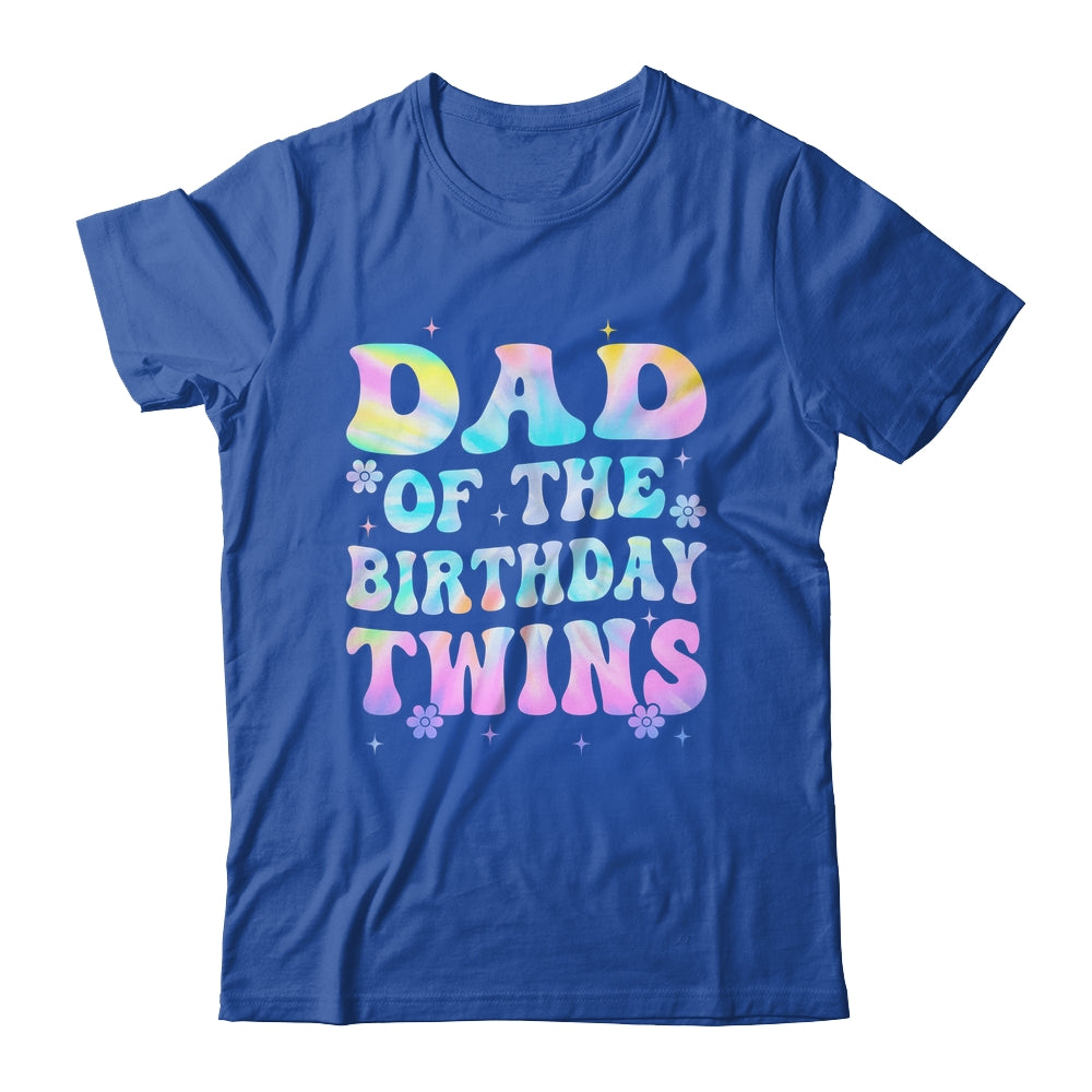 Dad Of The Birthday Twins Girls Kids Party Retro Bday Shirt & Hoodie | siriusteestore
