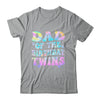 Dad Of The Birthday Twins Girls Kids Party Retro Bday Shirt & Hoodie | siriusteestore