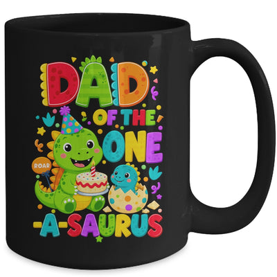 Dad Of The One-A-Saurus 1St Birthday Boy T-Rex Dinosaur Mug | siriusteestore