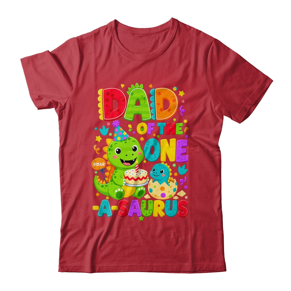 Dad Of The One-A-Saurus 1St Birthday Boy T-Rex Dinosaur Shirt & Hoodie | siriusteestore