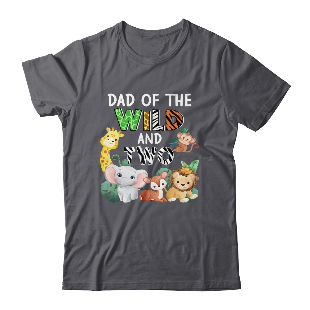 Dad Of The Wild And Two Zoo Theme Birthday Safari Shirt & Hoodie | siriusteestore