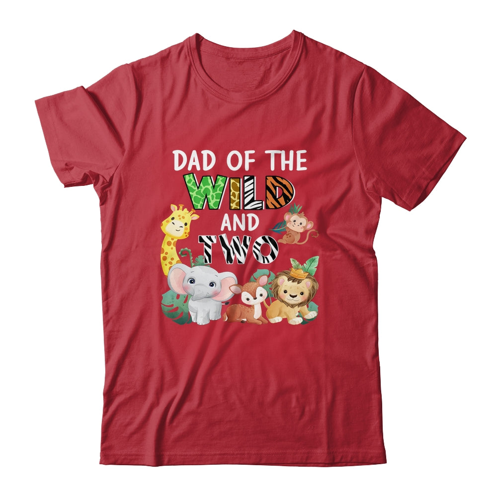 Dad Of The Wild And Two Zoo Theme Birthday Safari Shirt & Hoodie | siriusteestore
