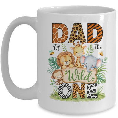 Dad Of The Wild One First Birthday Boy Jungle Safari Mug | siriusteestore